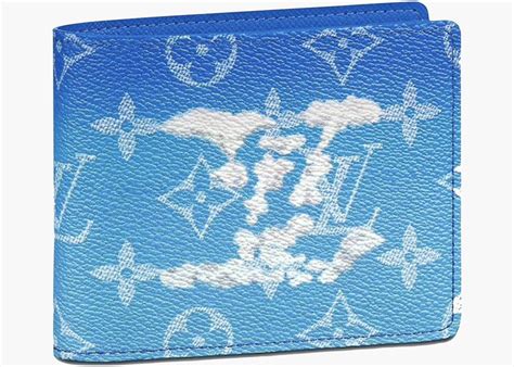 louis vuitton slender wallet clouds